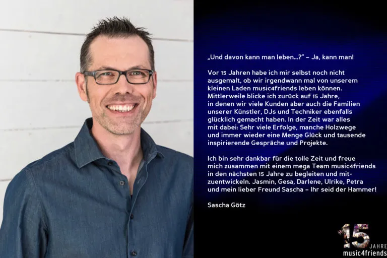15 Jahre music4friends: Gratulanten und Wegbegleiter in Feierstimmung.